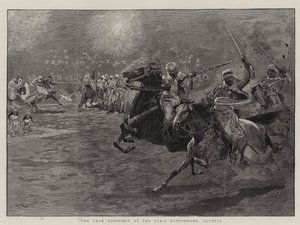Arabští jezdci na pařížském hipodromu, Olympia