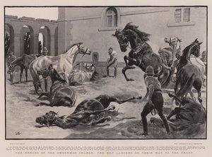 Heroes of the Omdurman Charge, 21. kopiníci na cestě na frontu od John Charlton