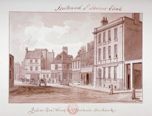 „Falcon Coal Wharf, Bankside, Southwark“, Londýn, 1827