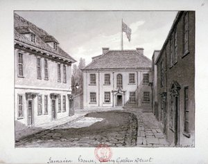 Jamaica House, Cherry Garden Street, Bermondsey, Londýn, 1826 od John Chessell Buckler