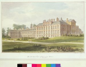 Jihovýchodní pohled na Kensingtonský palác, 1826