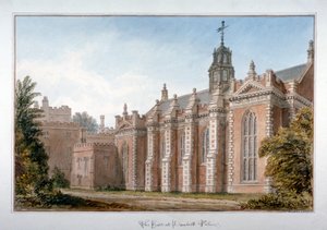 Pohled na sál v Lambeth Palace, Londýn, 1831 od John Chessell Buckler