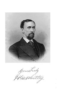 Portrét Hirama C. Whitleyho, frontispice z „Tři roky s padělateli, pašeráky a nosiči boodle“ od George Burnhama