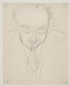 Geograf, profesor G. Hatt. Obrázek poprsí ve tváři.