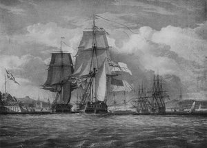 Shannon a Chesapeake, c1814