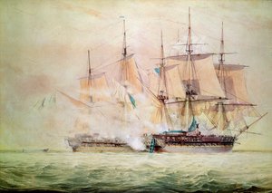 Nalodění na Chesapeake od John Christian Schetsky