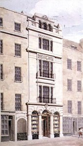 Rundell, Bridge and Rundell, 32 Ludgate Hill, 1826 (čb na papíře) od John Clement Meade