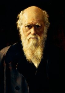 Portrét Charlese Darwina