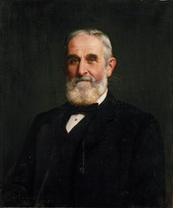 Sir John Evans, 1905 od John Collier