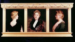 Trojitý portrét ženy od John Collier