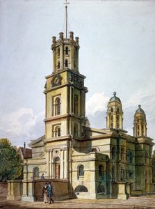 Kostel svatého Jiří na východě, Stepney, Londýn, 1811