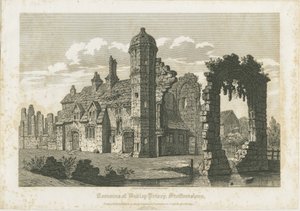 Dudley Priory: rytina, nd [c 1821]