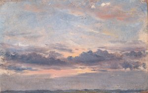 Studie mraků, Západ slunce od John Constable