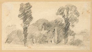 Dům v Twyfordu od John Constable