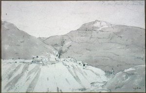 Olověný důl na úpatí Mam Tor od John Constable