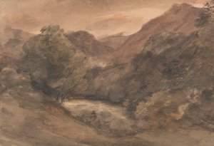Borrowdale: Večer po krásném dni, 1. října 1806 od John Constable