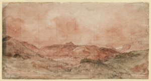 Bow Fell a Langdale Pikes od John Constable