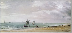 Brighton Beach (olej na plátně od John Constable