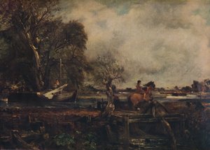 Dedham Lock, nebo The Leaping Horse, 1825, 1922. od John Constable