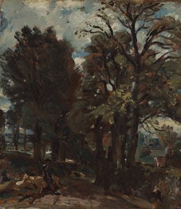 Fen Lane, Východní Bergholt od John Constable