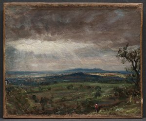 Hampstead Heath, Pohled směrem k Harrowovi, c. 1821. od John Constable