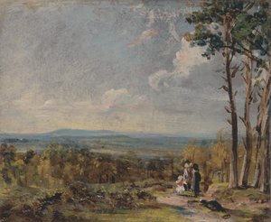 Hampstead Heath Looking Towards Harrow, 1821. od John Constable