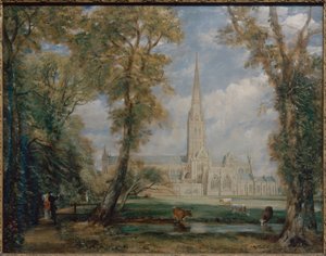 Katedrála v Salisbury od John Constable