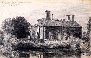 Knowle Hall, 1820 od John Constable