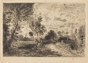 Milford Bridge od John Constable