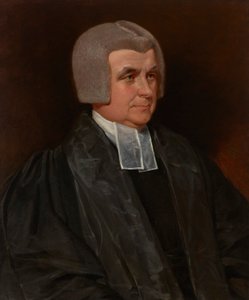Portrét reverenda Dr. Johna Wingfielda (1760-1825), kanovníka worcesterské katedrály, v černém šatu s bílými páskami, v polovině délky od John Constable