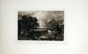 Řeka Stour, Suffolk od John Constable