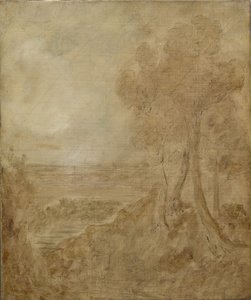 Náčrt pro "Dedham Vale", kolem 1827 od John Constable