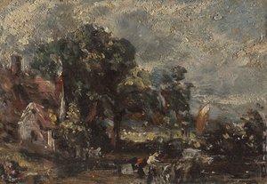 Náčrt pro "The Haywain" od John Constable