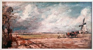 Jaro ve východním Bergholtu v Anglii (malba od John Constable