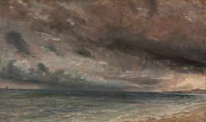 Bouřlivé moře, Brighton od John Constable