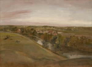 Stratford Saint Mary z Coombs, kolem roku 1800 od John Constable