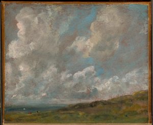 Studie mraků nad krajinou od John Constable