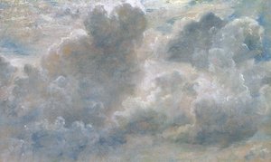 Study of Cumulus Clouds, 1822 (olej na papíře na plátně) od John Constable