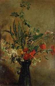 Studie květů ve sklenici s hyacintem, 1814 od John Constable