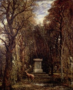 Cenotaph k Reynoldově paměti, Coleorton, c.1833 od John Constable