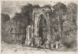 Zříceniny opatství Netley od John Constable