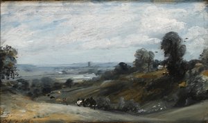 The Vale of Dedham z Langhamu, 1812 od John Constable
