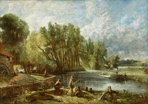 The Young Waltonians - Stratford Mill, c.1819-25 od John Constable