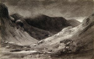 Údolí Newlands: Velmi bouřlivé odpoledne od John Constable