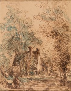 Water Lane, Stratford St.Mary od John Constable