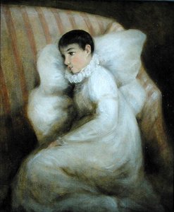 Mladá dívka odpočívá na pohovce (olej na plátně) od John Constable