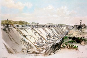Řezání tringů, London & Birmingham Railway, 17. června 1837 1839 od John Cooke Bourne