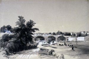 Weedon, Northamptonshire, 6. července 1837 (pero a inkoust a mytí na papíře) od John Cooke Bourne