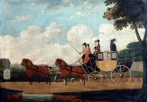 Royal Mail Coach, Chelmsford do Londýna, 1799.