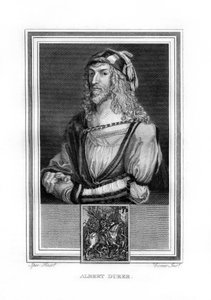 Albert Durer, německý severní renesanční malíř a rytec, 1825.